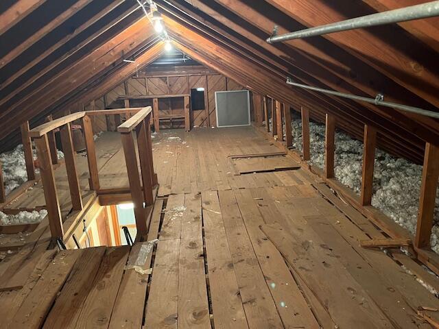 4630 Happy Valley Rd, Flintstone, GA 30725 - unfinished attic with an upstairs landing