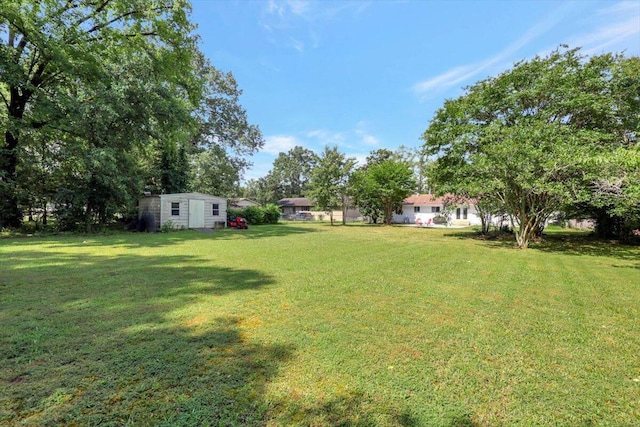 824 Graysville Rd, Chattanooga, TN 37421 - view of grassy yard with a storage unit