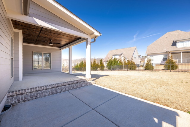 10619 Kavya Ln, Apison, TN 37302 - view of patio with ceiling fan