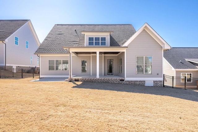 10619 Kavya Ln, Apison, TN 37302 - rear view of property featuring a patio and a shingled roof