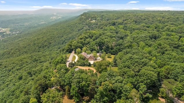 2109 E Brow Rd, Walden, TN 37377 - aerial view of a heavily wooded area and a mountainous background