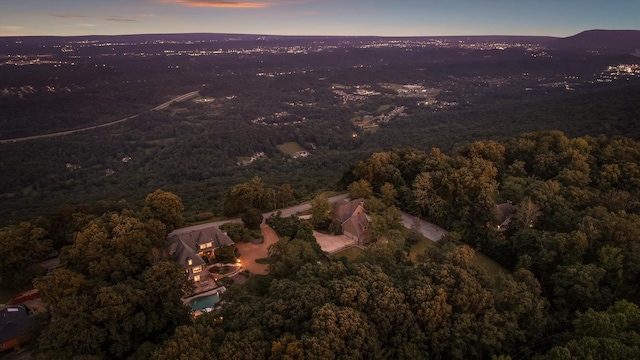 2109 E Brow Rd, Walden, TN 37377 - aerial view at dusk of a forest view