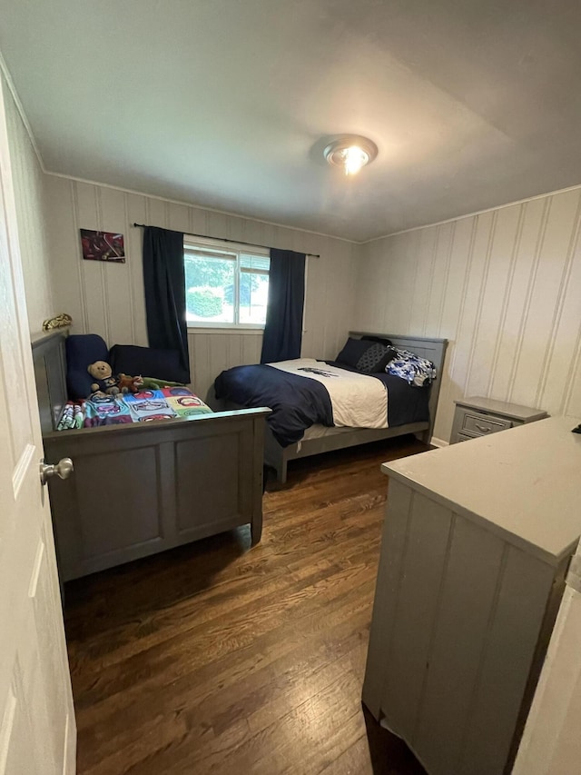 4702 Eldridge Rd, Hixson, TN 37343 - bedroom with dark wood-style flooring