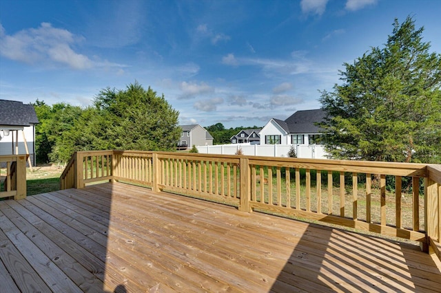 7104 Paxton Cir, Hixson, TN 37343 - deck with a residential view