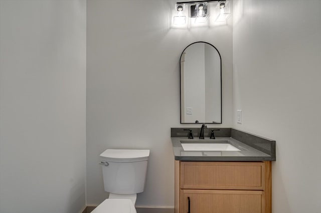 7104 Paxton Cir, Hixson, TN 37343 - half bathroom with toilet and vanity