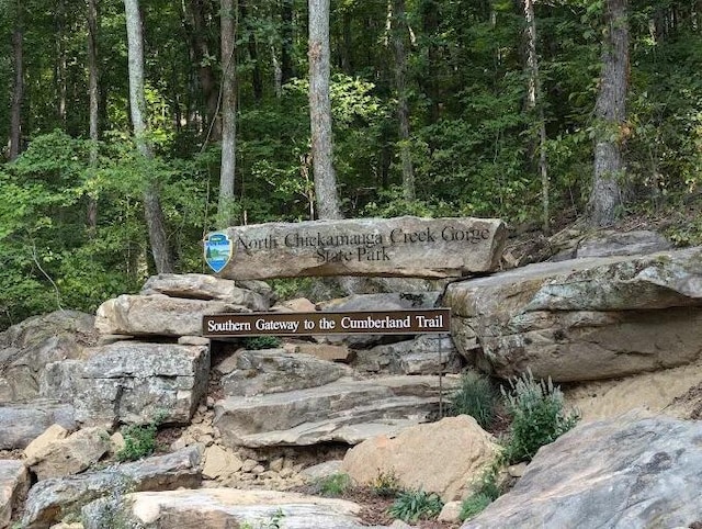 1034 Montlake Rd, Soddy Daisy, TN 37379 - community / neighborhood sign with a forest view