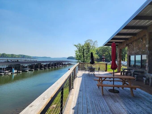 1034 Montlake Rd, Soddy Daisy, TN 37379 - deck with a water view