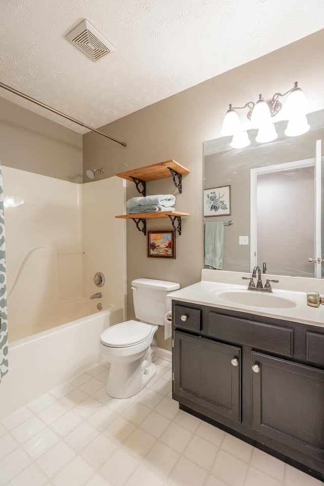 171 Gentry Rd, Ringgold, GA 30736 - full bath with vanity, shower / washtub combination, and a textured ceiling
