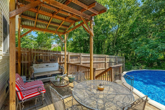 171 Gentry Rd, Ringgold, GA 30736 - deck featuring outdoor dining space