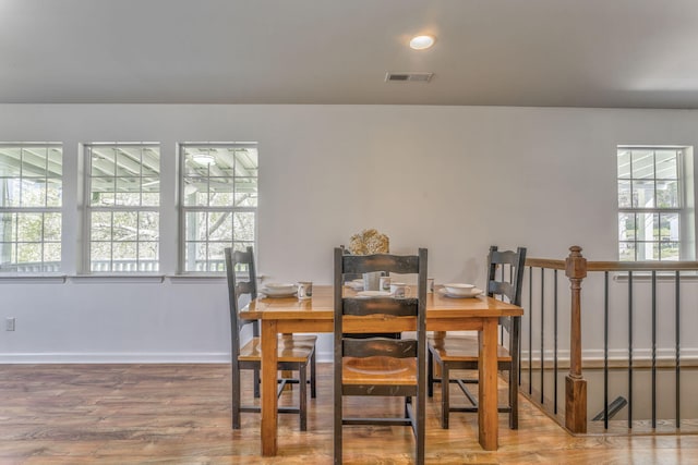 4976 Stewart Rd, Tunnel Hill, GA 30755 - dining area with wood finished floors and recessed lighting