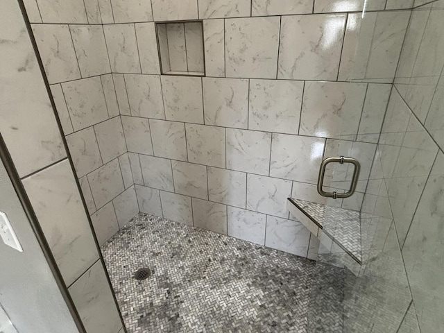 6419 Camdendown Ln, Hixson, TN 37343 - bathroom featuring a stall shower