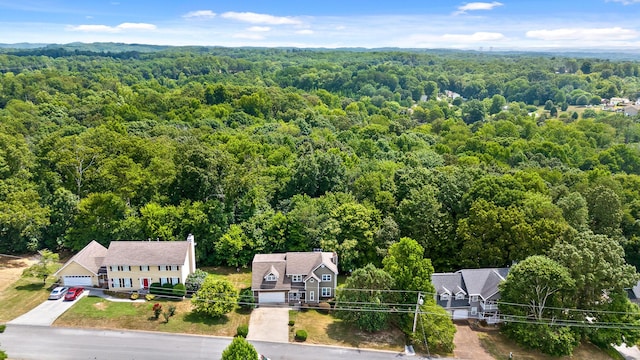 8014 Woodstone Dr, Hixson, TN 37343 - aerial view of a heavily wooded area