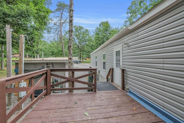 1165 Hugh Allison, Pikeville, TN 37367 - view of wooden terrace