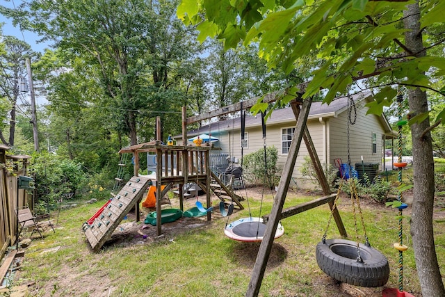 1018 Ridgeway Ave, Signal Mountain, TN 37377 - view of playground featuring a lawn