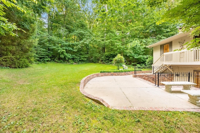 1920 Campbell Dr NW, Cleveland, TN 37312 - view of yard with stairway and a patio area