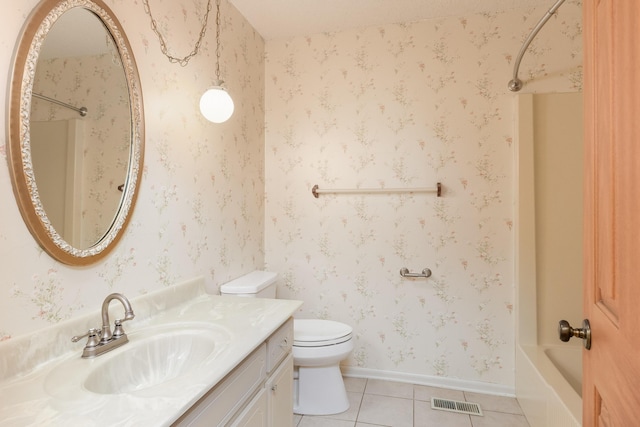 1920 Campbell Dr NW, Cleveland, TN 37312 - full bath with tile patterned floors, vanity, and bathtub / shower combination