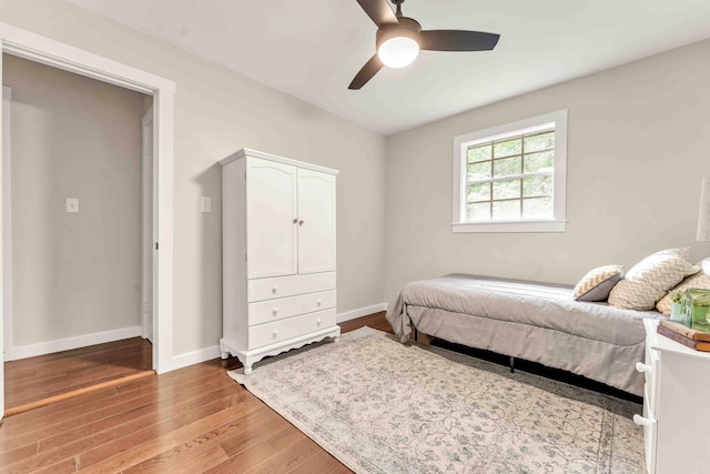 547 Van Davis Rd, Georgetown, TN 37336 - bedroom featuring light wood-style flooring and ceiling fan