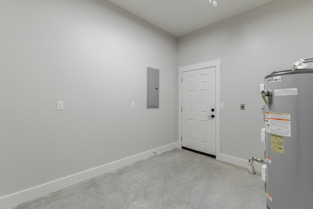 220 High Point Ln, Jasper, TN 37347 - utility room featuring water heater and electric panel