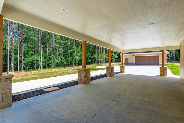 220 High Point Ln, Jasper, TN 37347 - view of patio featuring a forest view