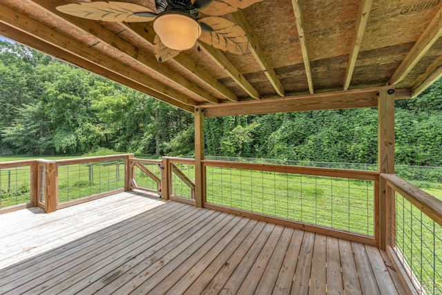 158 Bailey Cir SW, Cleveland, TN 37311 - deck featuring ceiling fan