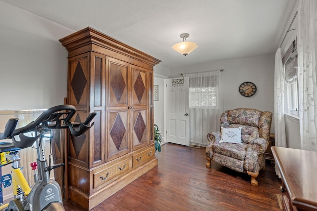 4522 Cloverdale Loop, Hixson, TN 37343 - living area featuring dark wood finished floors