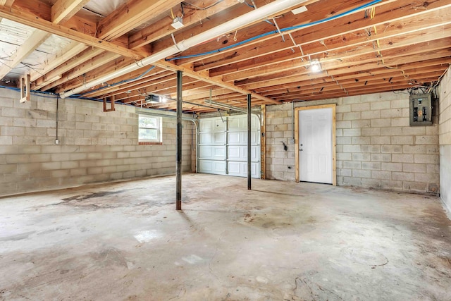 3010 Georgetown Dr NW, Cleveland, TN 37312 - below grade area featuring electric panel and concrete block wall
