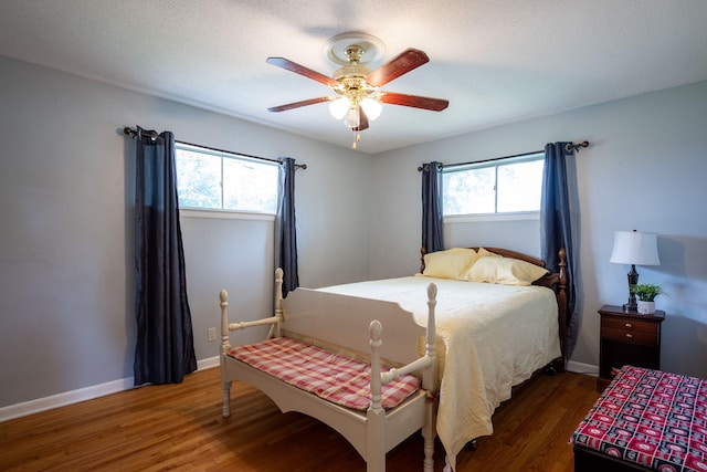 1318 Joiner Rd, Chattanooga, TN 37421 - bedroom featuring wood finished floors and a ceiling fan