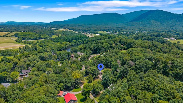 144 Bible Dr, Benton, TN 37307 - bird's eye view of a heavily wooded area and mountains