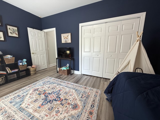 120 Oakhurst Ter NE, Calhoun, GA 30701 - bedroom with wood finished floors and a closet