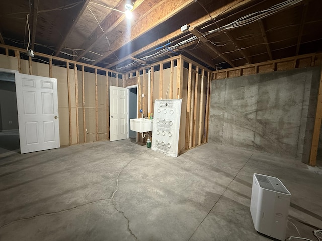 120 Oakhurst Ter NE, Calhoun, GA 30701 - unfinished basement featuring a sink