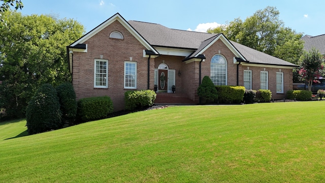 120 Oakhurst Ter NE, Calhoun, GA 30701 - view of front of home featuring brick siding and a front lawn
