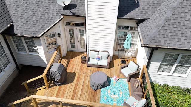 120 Oakhurst Ter NE, Calhoun, GA 30701 - view of wooden terrace