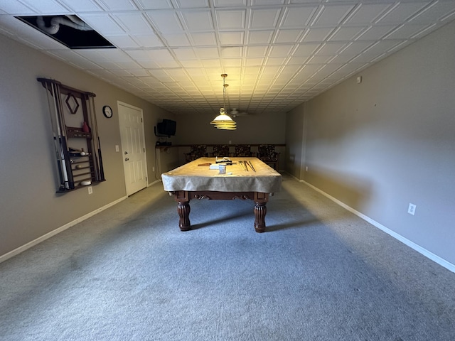 120 Oakhurst Ter NE, Calhoun, GA 30701 - playroom with carpet flooring and billiards table