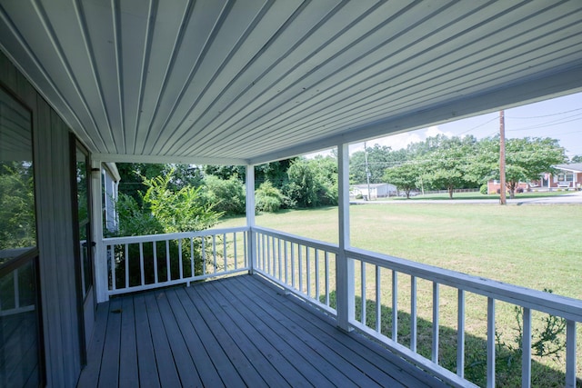 272 Walker Rd, Rossville, GA 30741 - wooden terrace featuring a lawn