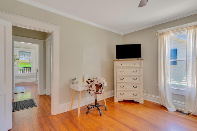 1132 Dartmouth St, Chattanooga, TN 37405 - bedroom featuring light wood finished floors and crown molding