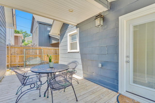 1132 Dartmouth St, Chattanooga, TN 37405 - wooden deck featuring outdoor dining space