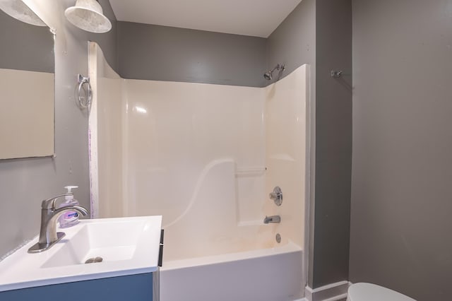 203 S High St, Lafayette, GA 30728 - bathroom with bathtub / shower combination and vanity