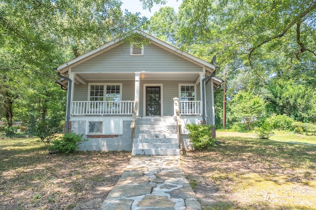 203 S High St, Lafayette, GA 30728 - view of front of house featuring covered porch and stairs