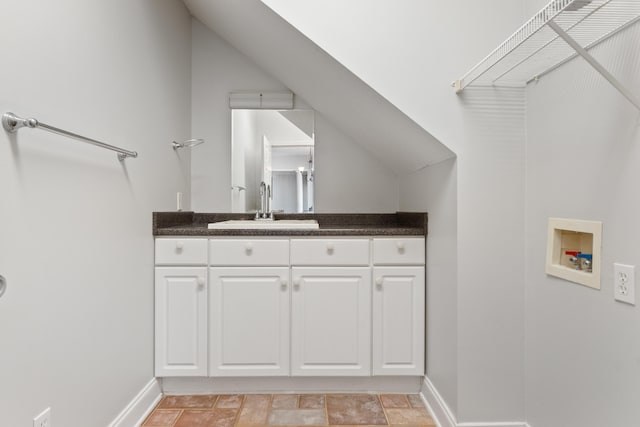 1502 Brock Cir, Ringgold, GA 30736 - washroom with hookup for a washing machine and light stone finish flooring