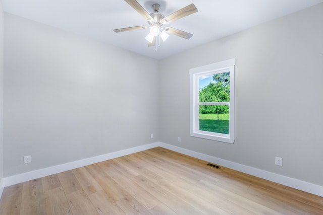 307 Cavender St, Lafayette, GA 30728 - spare room with light wood finished floors and ceiling fan
