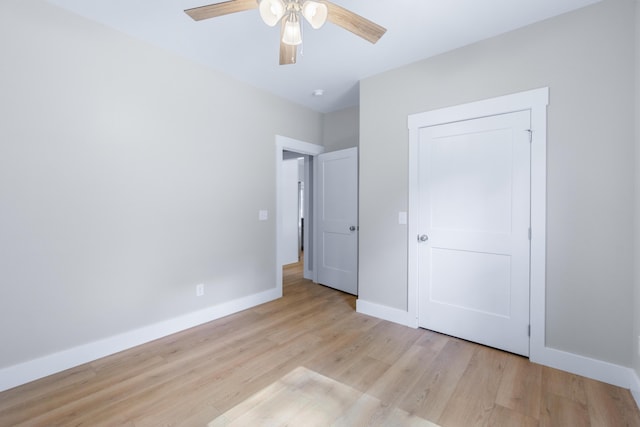 307 Cavender St, Lafayette, GA 30728 - unfurnished bedroom with light wood-type flooring and a ceiling fan