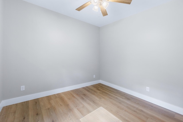 307 Cavender St, Lafayette, GA 30728 - empty room featuring a ceiling fan and light wood-type flooring