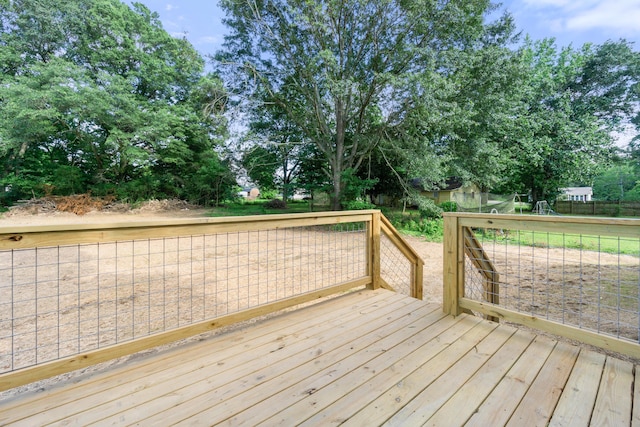 307 Cavender St, Lafayette, GA 30728 - view of wooden deck