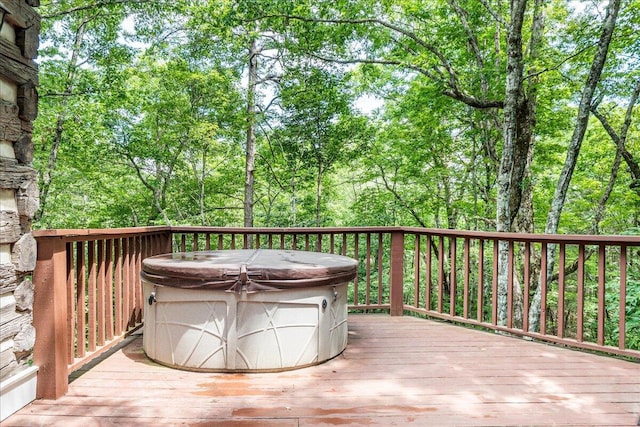 1908 Clear Brooks Dr, Signal Mountain, TN 37377 - view of wooden terrace
