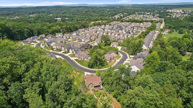 9795 Trestle Cir, Ooltewah, TN 37363 - view of property location featuring a forest and nearby suburban area