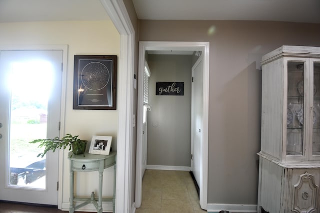 268 Lawrence Dr, Rossville, GA 30741 - corridor featuring light tile patterned flooring and baseboards