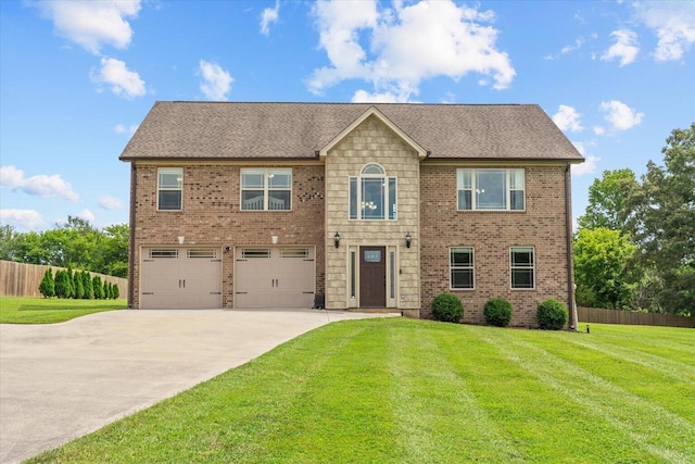 1010 Country Meadows Ln, Dalton, GA 30721 - view of front of home with a garage, driveway, and brick siding