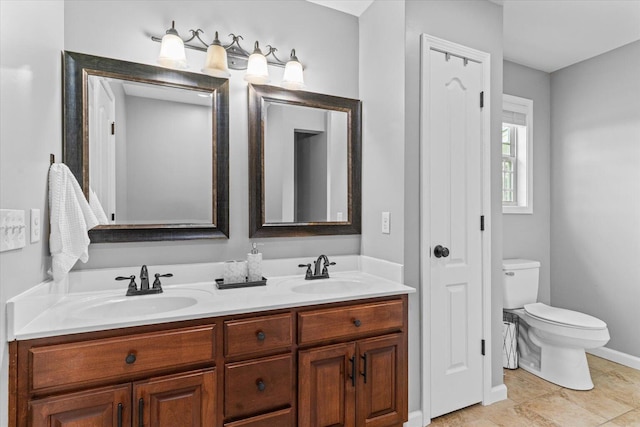 1010 Country Meadows Ln, Dalton, GA 30721 - full bath with double vanity and toilet