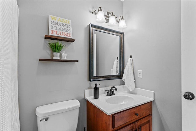 1010 Country Meadows Ln, Dalton, GA 30721 - bathroom with toilet and vanity