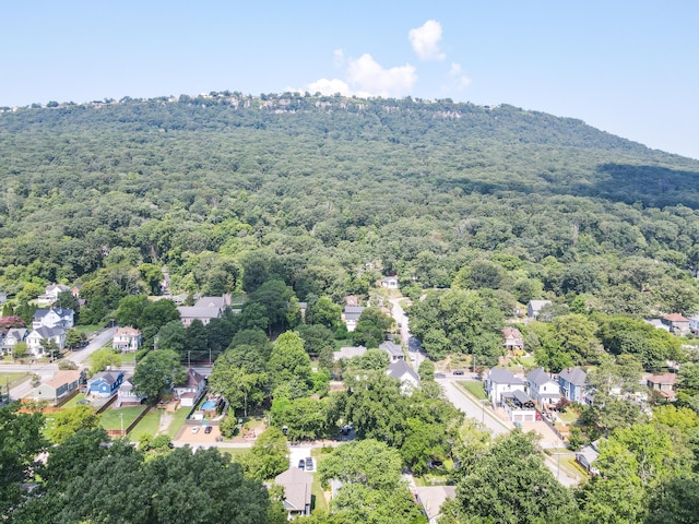 4205 Seneca Ave, Chattanooga, TN 37409 - aerial perspective of suburban area with a heavily wooded area